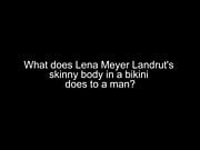 Lena Meyer Landrut Bikini cum compilation
