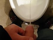 Uncut Foreskin Pee Public WC