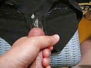 cumming in step daughter's black panties - from panty raid