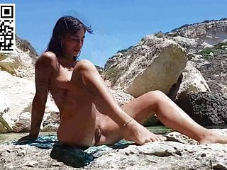 Iris From Italy Nude At Cagliari Public Beach