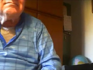 Grandpa show on webcam...