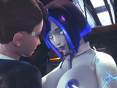 Kara Lesbian fun with Demi : Subverse & Detroit: Become Human Crossover Hentai Parody