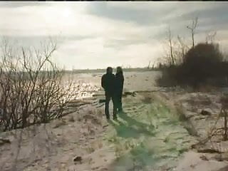 Irina and two guys on the snow