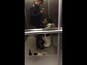 GF Swallows My Cum In the Elevator