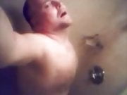 Having fun in the gym shower