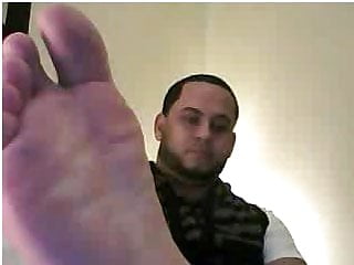 Straight Guys Feet On Webcam #263