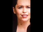 Emilia Clarke Sticky Cum Tribute