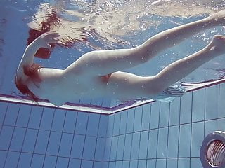 Sexy, Naked Swimming, European, Pool