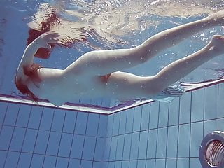 Swimming Naked, Under Water Show, European, Pool