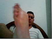  straight guys feet on webcam - latin machos