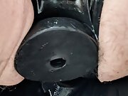 Latex sissy anal