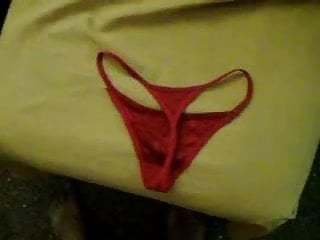 Lingery, Lingerie, Thong, Red Thong