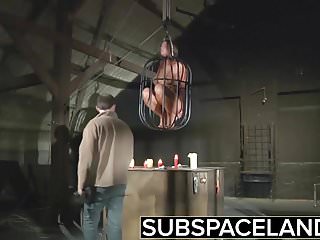 Teen Trapped In A Cage Submitted To Bondage And Bdsm Punish