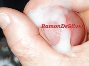 Master Ramon donates hot milk, mouth on slave!