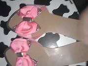 gipsy friend pink mules cummed 2