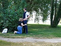 Compilation of risky public blowjobs around Normandy