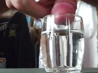 Cum In Glass Water...