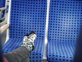 Nice socks on train 4