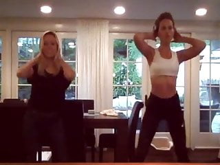 Kate Beckinsale  hot blonde friend dance to Everybody