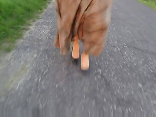 Maxi Skirt, POV, Up Skirt, Walking