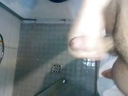 German Boy Jerk Off and Cum in Shower