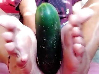 Sex Toy, Dildo, Sexing, Mature Feet Joi