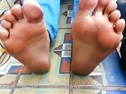 ebony sexy dirty soles and nice toes