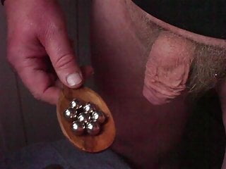 Foreskin with 7 ball bearings...