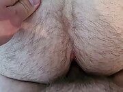 Deep bareback in stepdad 