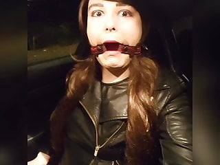 Slut, Leather Sluts, Licking up Cum, Bondages