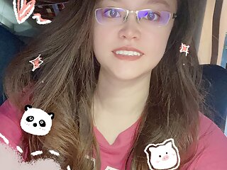 Cute pink bunny 