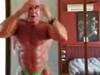 free bald muscle daddy gay porn