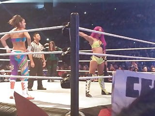 Bayley Sasha Banks video: WWE - Bayley and Sasha Banks dancing badly in the ring