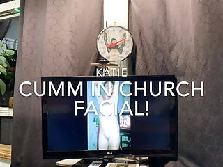 Katie Asked For Facial In Church...