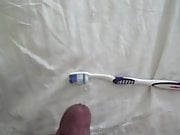 Cum on Wife's Cousin's Toothbrush and Pillow