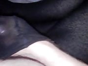 Cumshot in my wool tights