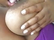 Pierced Ebony Nerd Self Suck Big Ass Titties - Momba
