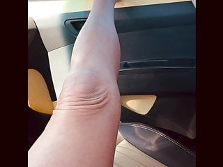 Stripping And Carjacking. Pretty Feet!