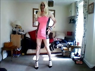 hot pink minidress 1