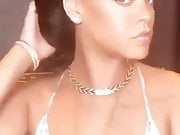 Rihanna (IGStory) Sexy  Cleavage 