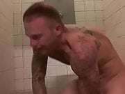 Pissing in prison shower