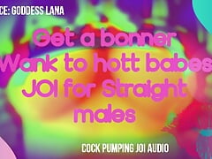 AUDIO ONLY - Femdom JOI for straight males I make you pump it to porn