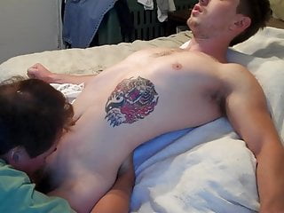 Tattooed Straight Guy Drained