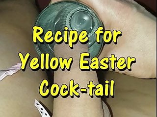 Yellow easter cock tail...