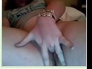 girl fingering in webcam
