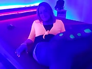 Sofia's Neon Dildo Ride