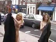 2 girls naked in English country town
