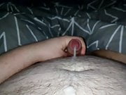 Another cum over belly