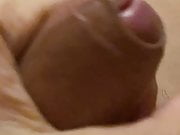 Asian small cock close up slow motion 