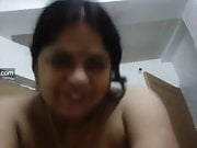 Desi indian milf sucks cocks and gets fucked doggy style